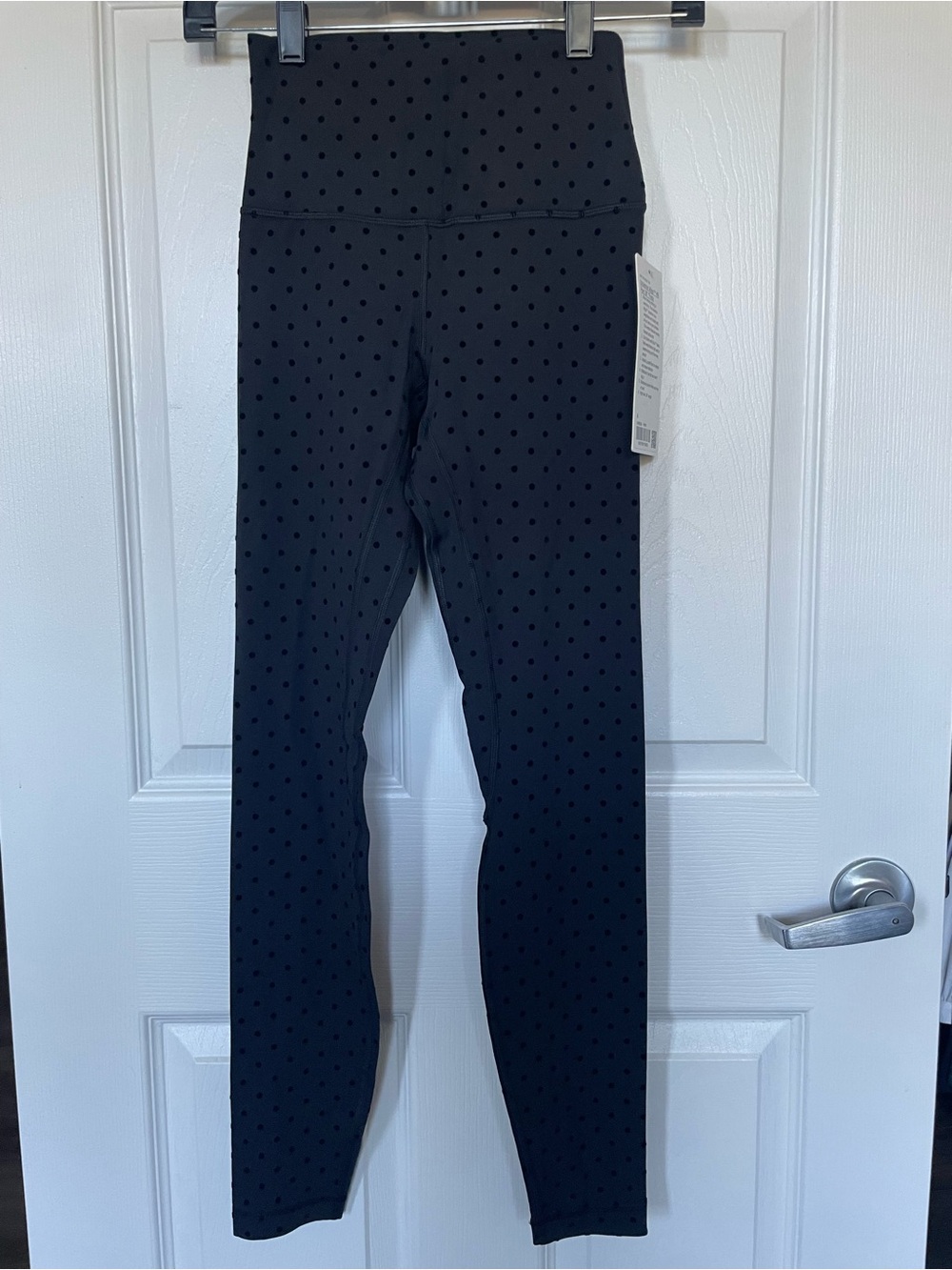 Lululemon Align High-Rise Pant 28" *Flocked (Polka Flock Black)
